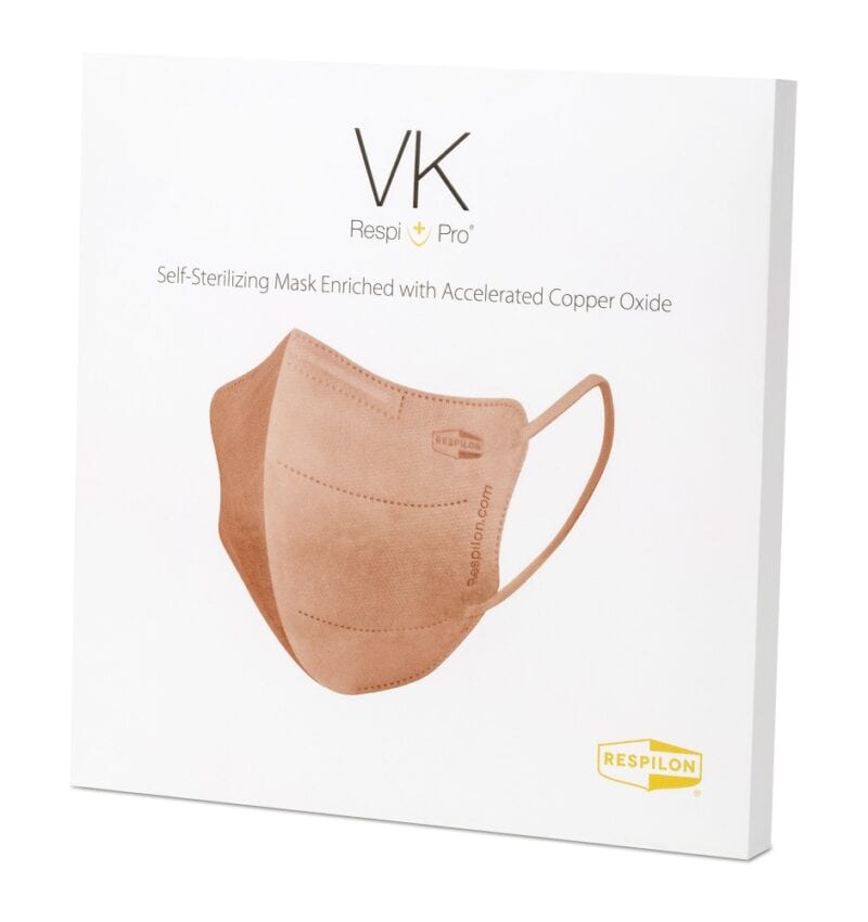 Self-Sterilizing N95-FFP2-COVID-19 Certified Nanofiber Respirator VK ...