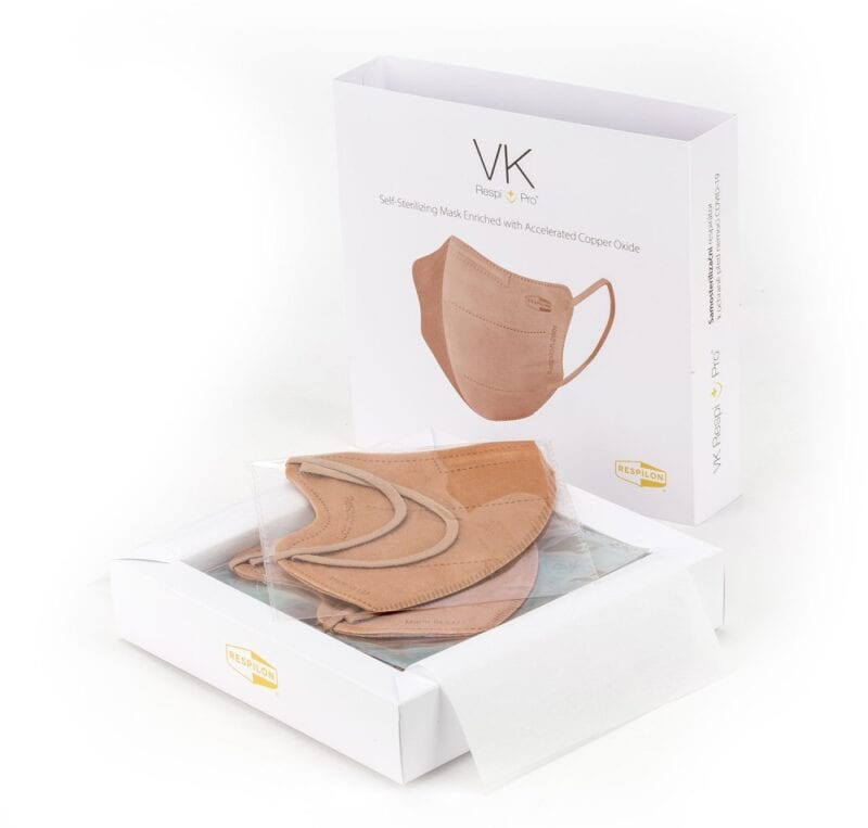 Self-Sterilizing N95-FFP2-COVID-19 Certified Nanofiber Respirator VK ...